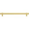 Jeffrey Alexander 224 mm Center-to-Center Brushed Gold Key Grande Cabinet Bar Pull 5224BG